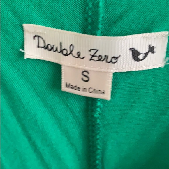 Dress. Green. Size small. Draped front.  Lined - Picture 2 of 6